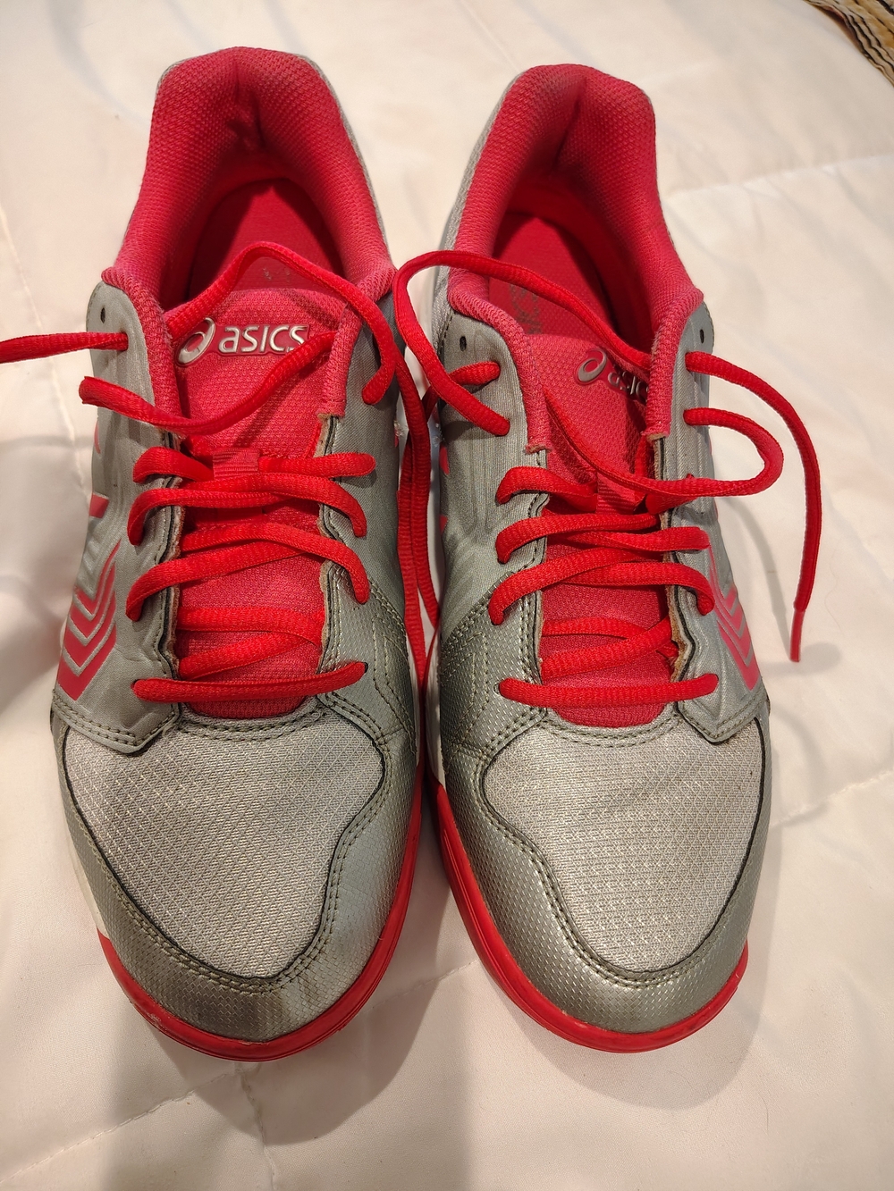 Women's ASICS GEL Dedicate 5 Running Shoes Athletic Sneakers Silver/Pink Sz 10.5 - Picture 3 of 9